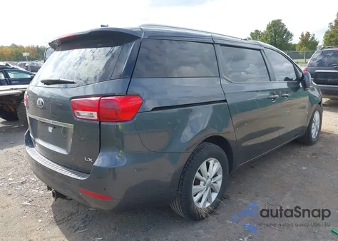 2017 Kia Sedona Lx из США, поврежденный, VIN KNDMB5C13H6267204